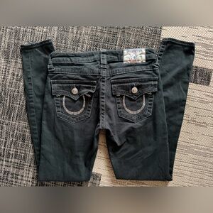 True Religion Black Skinny Jeans
